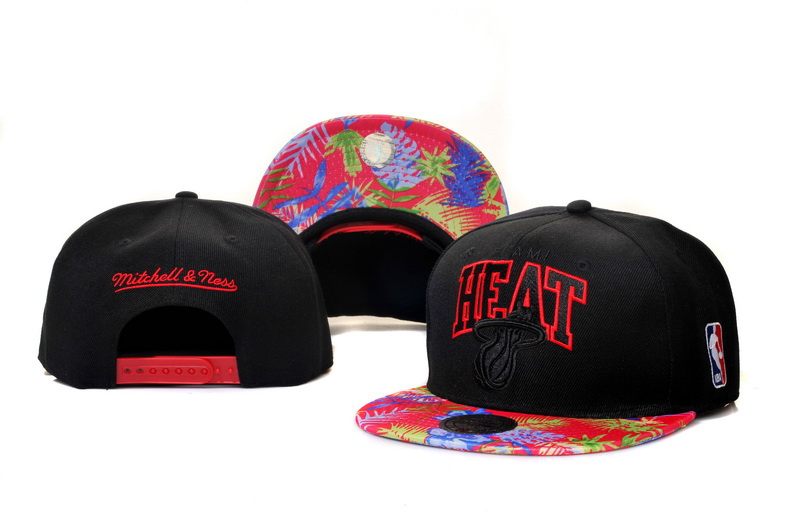 NBA Miami Heat MN Snapback Hat #58